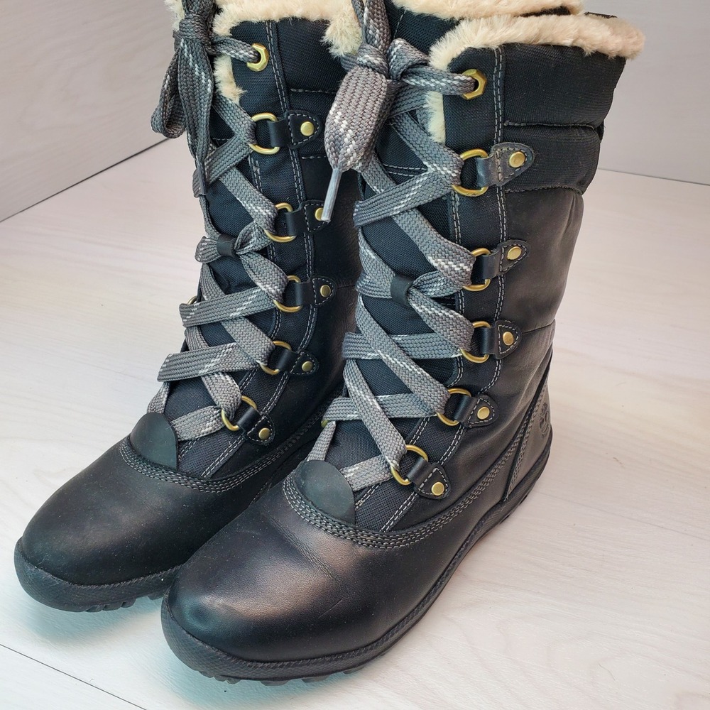 Women's Black Winter Boots